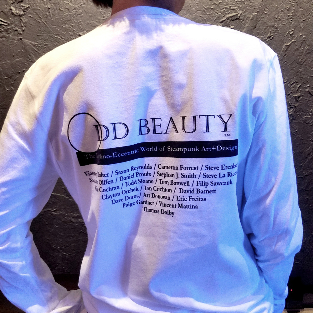 SOLD..N/A Steampunk "ODD BEAUTY" Exhibition T